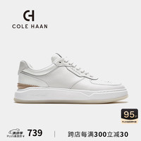 colehaan/歌涵 男士休闲鞋 春夏牛皮革增高舒适轻盈透气小白鞋C34902 白色-C34902 43