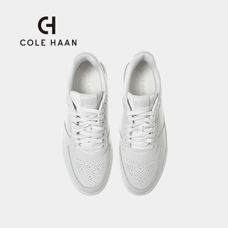 colehaan/歌涵 男士休闲鞋 春夏牛皮革增高舒适轻盈透气小白鞋C34902 白色-C34902 40