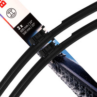 博世（BOSCH）雨刷雨刮器刮片神翼24/20(18后沃尔沃S60III/V60II 带喷水孔)