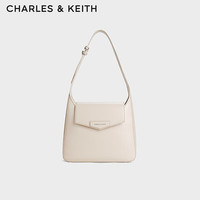 CHARLES&KEITH24秋新品CK2-40782421纯色手拎包通勤单肩腋下包女