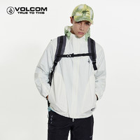 VOLCOM 钻石户外连帽硬壳冲锋衣款式外套新款秋季拼接口袋夹克男士