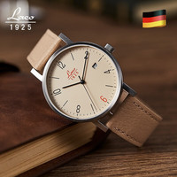 LACO 朗坤 德国进口手表防水机械表商务欧美腕表 米盘米带