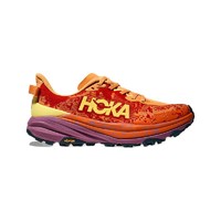 HOKA ONE ONE Speedgoat 6 女子越野跑鞋 1147811 果露橙/紫红色 宽版 36