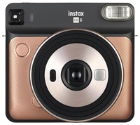 FUJIFILM 富士 Instax Square SQ6 - 即时胶片相机 - 腮红金