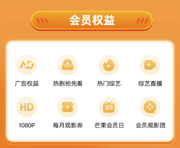 芒果tv全屏会员年卡12个月支持电视端