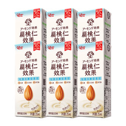 glico 格力高 扁桃仁植物奶无糖坚果饮250ml*6盒