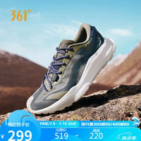 361°运动鞋男鞋武霞夏季透气缓震户外越野防滑跑步鞋子男 672432210-4