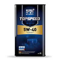 山滕 高PAO全合成机油5w-40 SP级德国技术进口原料汽机油高性能润滑油 T8 4L