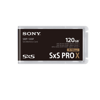 索尼（SONY）SBP-120G SXS Pro X存储卡 SXS卡专业摄像机存储卡 索尼SBP120F用于Z280V/Z280 X280摄像机