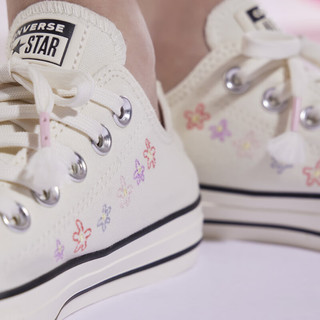 匡威（Converse） All Star女时尚刺绣小花低帮帆布鞋A10149C A10149C 37