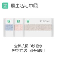 百亿补贴：Z towel 最生活 大众系列 A-1120 毛巾 33*72cm 85g