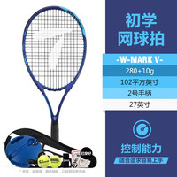 天龙（Teloon）网球拍单人初学者训练器大学生男女单人带线回弹网球套装 