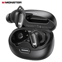 MONSTER 魔声 N-Lite 206入耳式游戏耳机 蓝牙无线连接 游戏手机配件 运动耳机通话降噪手机通用 黑色