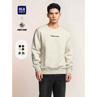 HLA 海澜之家 男士POWER YOUNG圆领长袖卫衣 HNZWW3W063A 米杏 XL