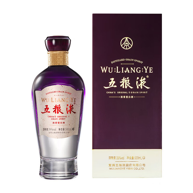 WULIANGYE/五粮液暂无信息浓香型白酒原箱500ml 39度【报价价格评测怎么