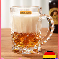 NACHTMANN德国水晶玻璃杯酒具带把家用啤酒杯大容量扎啤酒杯