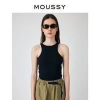 MOUSSY 摩西 夏季新款纯色简约易搭配修身小背心010GSS80-1230