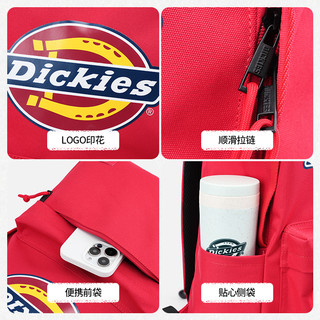 Dickies大容量印花双肩背上课考研包2024男女通用TK2{专属} 耀夜黑115173U90LBB99BK01