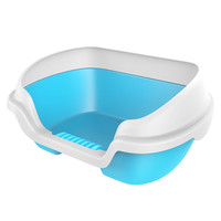 幼猫猫砂盆小号猫厕所训练器半封闭小猫防外溅小奶猫幼崽猫咪