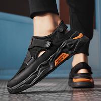 24凉鞋男夏季洞洞鞋溯溪鞋青少年户外网面外穿沙滩涉水鞋运动鞋