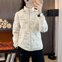 杰丽·莫克户外白鸭绒羽绒服女秋冬季防风轻薄保暖运动休闲连帽登山服外套潮