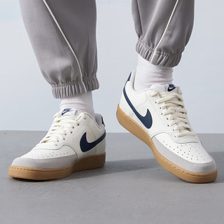 耐克（NIKE）男鞋2024夏COURT VISION LO复古牛筋大底低帮透气休闲板鞋HF1068 HF1068-133 复古牛筋大底 42.5