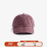 ABERCROMBIE & FITCH男装 24夏季新款潮流时尚复古做旧基本款棒球帽KI112-4043 红色 One Size