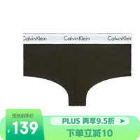 卡尔文·克莱恩 Calvin Klein CK女士简约舒适内裤三角内裤  0000F3788E 001黑色 XS