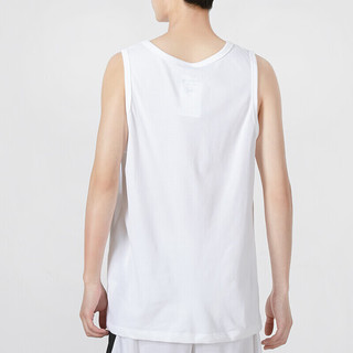 耐克（NIKE）男子T恤AS M NK DF TANK DFC SOLID运动服AR6070-100白色L码 AMNDTDS-白