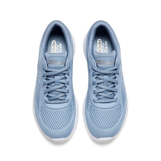 斯凯奇（Skechers）女鞋轻奇｜跑步鞋夏季透气舒适软底运动鞋 149990 蓝色 149990-SLT 暗灰 38.5