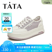 TATA 他她 2024夏运动时尚女板鞋款WL801BM4 紫/白 36