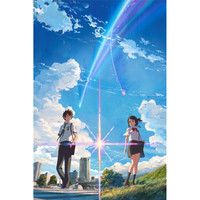 【带大图纸】艺臣成人1000片木质拼图拼板儿童卡通智力玩具动漫秒速五厘米你的名字 你的名字JD001（配大图纸） 1000片木质分区