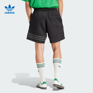 阿迪达斯 （adidas）三叶草短裤男裤 夏季款运动裤透气耐磨休闲裤时尚宽松裤子 IR9430/黑色 L