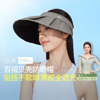 蕉下 Beneunder【百褶帽】杨幂春夏防紫外线贝壳空顶防晒帽女士旅游遮阳发箍