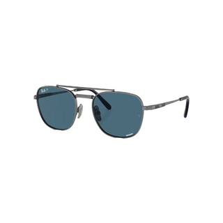 Ray-Ban 雷朋 太阳镜 钛金属镜框0RB8258 抛光枪管灰色