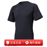 迪桑特(DESCENTE)圆领短袖 修身运动半袖 瘦版打底衫 速干面料STD-721B DNVY(海军蓝) XO(XXL)