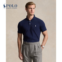 Polo Ralph Lauren 拉夫劳伦男装 24年秋修身版弹力Polo衫RL18510 410-雅致深蓝色 M