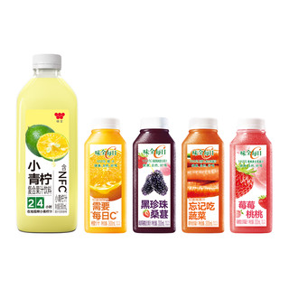 WEICHUAN 味全 每日C果蔬汁300ml*9瓶+青柠果汁饮料900ml*1瓶 低温冷藏