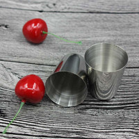 FEiNASi 费纳斯 户外便携式不锈钢酒壶配件小酒杯便携酒杯户外酒具迷你酒杯 迷你酒杯-30ml（四只）