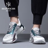 HEINRICHS 海因里希 运动鞋男夏季防滑减震耐磨男鞋大码百搭透气休闲鞋子男 白色 40