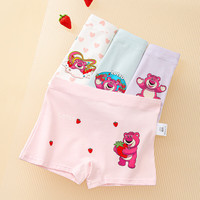 迪士尼（Disney）儿童平角女童内裤公主平角男孩纯棉短裤儿童四角中大童底裤宝宝女 女童-4条套装-ZF37347# 120/L【25-35斤】