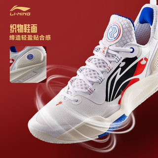 LI-NING 李宁 篮球鞋 闪击9 男款低帮防滑耐磨回弹快攻专业实战篮球运动鞋