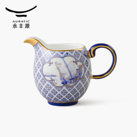 auratic 四海升平 10头白酒杯套装陶瓷烈酒杯一口杯高脚杯高档 分酒器 包装（130ml）