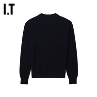 IT AMI男装圆领纯色针织衫简约通勤合身质感套头毛衣HKS127ML