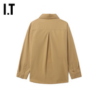 IT A.P.C.女装翻领长袖上衣简约气质合身纯色套头衬衫13414XM