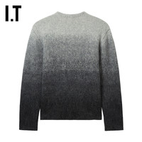 IT ERL男装宽松V领针织衫时髦型男渐变色效果毛衣08N022MM