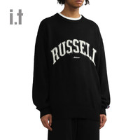it RUSSELL ATHLETIC男装圆领针织衫休闲随性字母装饰毛衣4001LXK