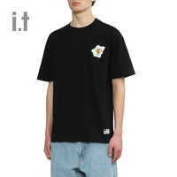 it :CHOCOOLATE女装圆领短袖T恤2024夏季简约休闲半袖M004410