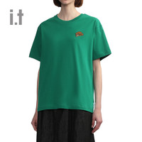 it :CHOCOOLATE女装宽松短袖T恤2024夏季可爱活泼半袖1839XSM