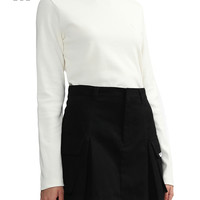 it :CHOCOOLATE女装合身长袖T恤休闲秋季简约基础款上衣1817X